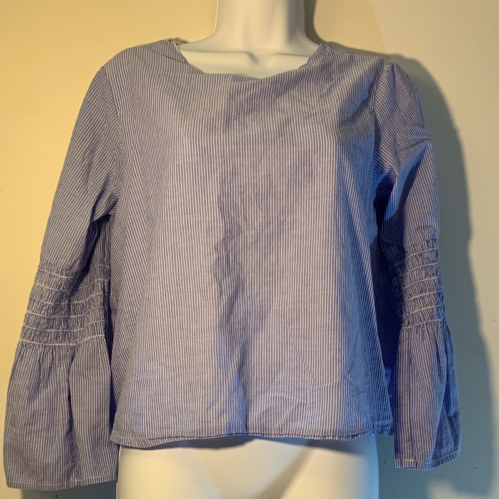 Sunset and Sixth Top with Bell Sleeves